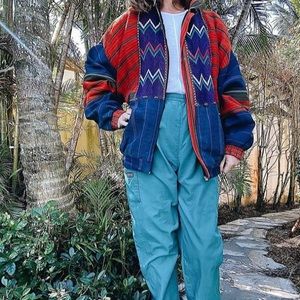 Vintage Habdmade Jean Jacket